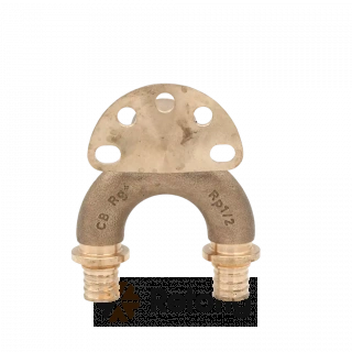 Проточный настенный угольник РЕХАУ 16/16-Rp 1/2 короткий RX+