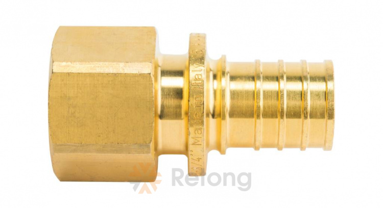 Переходник  ВР 16*1/2&amp;quot; для труб из сшитого п/э аксиальный STOUT