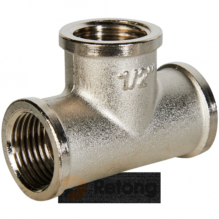 SFT-0020-000012 STOUT Тройник ВВ никелированный 1/2 (270014N040404B)