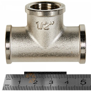 SFT-0020-000012 STOUT Тройник ВВ никелированный 1/2 (270014N040404B)