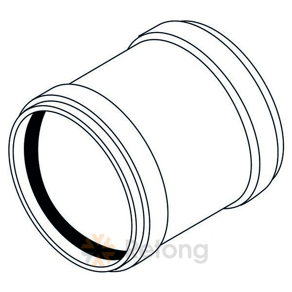 Муфта надвижная Rehau RAUPIANO PLUS 110