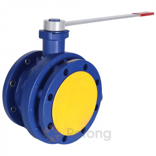 Кран шаровый чугунный Zetkama 565A Ду150 Ру16 фл рукоятка Тмакс=150