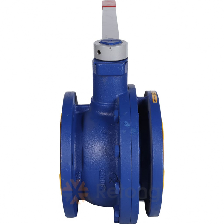 Кран шаровый чугунный Zetkama 565A Ду150 Ру16 фл рукоятка Тмакс=150