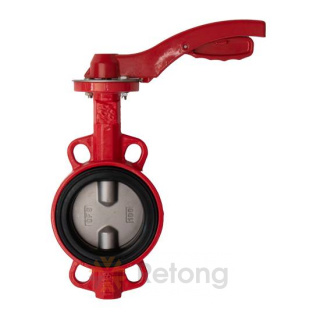 Затвор дисковый поворотный чугунный Рашворк 201, межфланцевый, DN250, PN16, корпус-чугун, диск-CF8 (AISI304) EPDM, рукоятка, квадрат 22х22