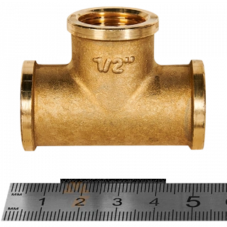 Тройник Stout, 1/2&amp;quot; ВВ