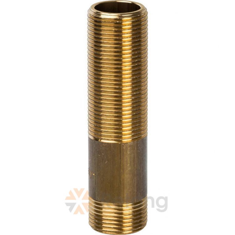Удлинитель латунный (длинная резьба) 1/2&amp;quot; НР 150 мм, Stout SFT-0032-012150