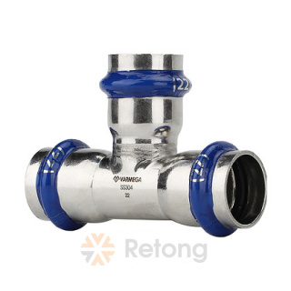 Тройник раструбный Varmega Inoх Press 35