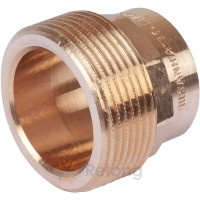 Переход Sanha 4243G, бронза 35x11/2 Н, пайка