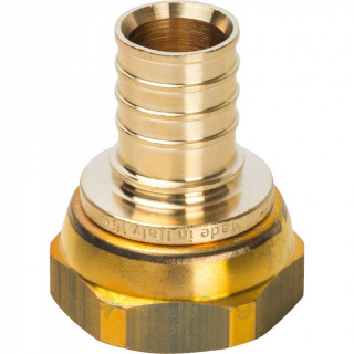 Переходник Stout с накидной гайкой 25xG 1 для труб из сшитого полиэтилена аксиальный