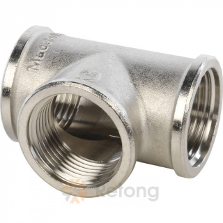 Тройник Stout, 1&amp;#039; В никель