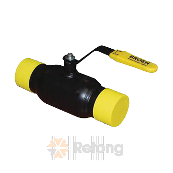 Кран шаровой сталь 09Г2С 11с10фт Ду 20 Ру16 п/привар L=140мм BROEN КШТ 60.002.020.А.16