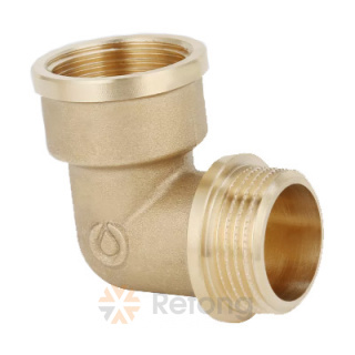 Угольник Gappo 1 1/2" 90°ВР-НР, латунный