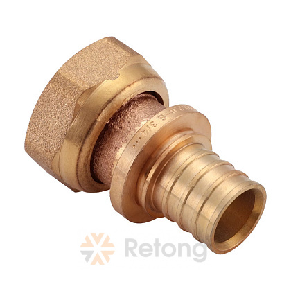 Переходник Gappo 32-G 1&amp;quot; с накидной гайкой бронзовый