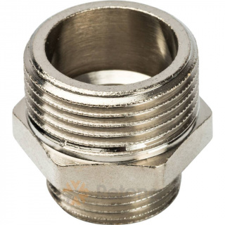 Ниппель редукционный Stout, никель 1х3/4&amp;#039; НН