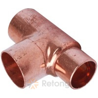 Тройник переходной Sanha 5130, медь 28x28x22, пайка