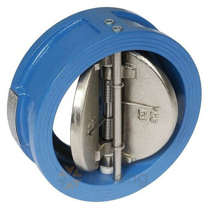 Клапан обратный чугун 2/створ CB3449 Ду 250 Ру16 Тмакс=110 оС межфл створки нерж Tecofi CB3449-EPA0250