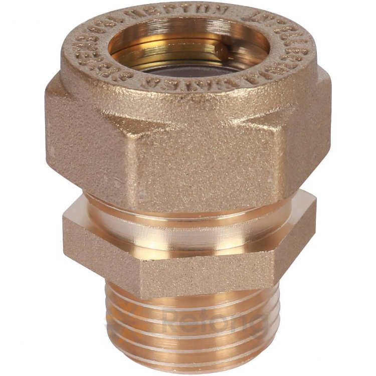 Муфта латунь 15Aх1/2&amp;quot; обжим/НР STAHLMANN SSML1501/2BEF