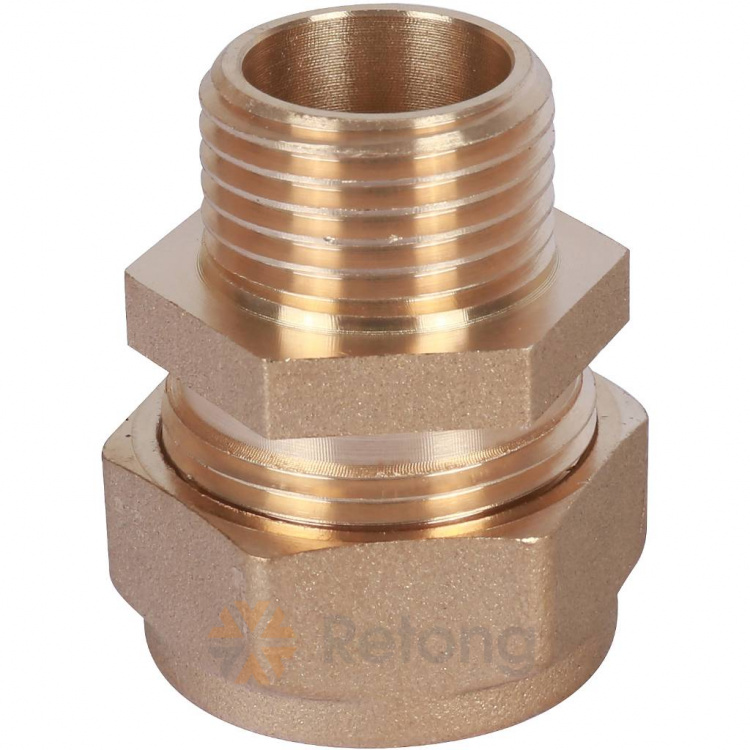 Муфта латунь 15Aх1/2&amp;quot; обжим/НР STAHLMANN SSML1501/2BEF