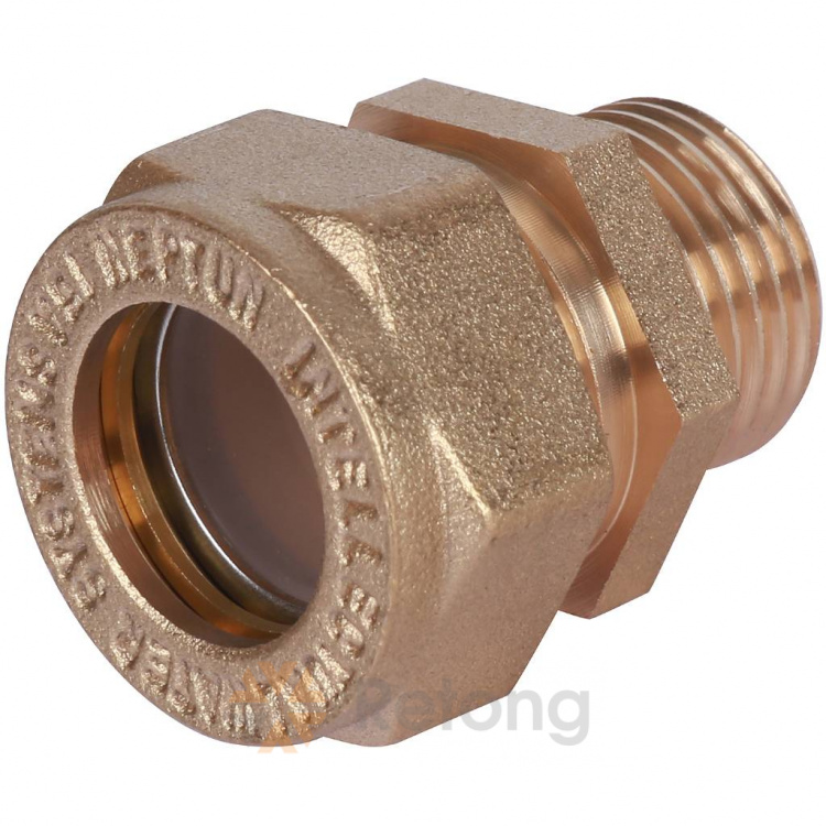 Муфта латунь 15Aх1/2&amp;quot; обжим/НР STAHLMANN SSML1501/2BEF