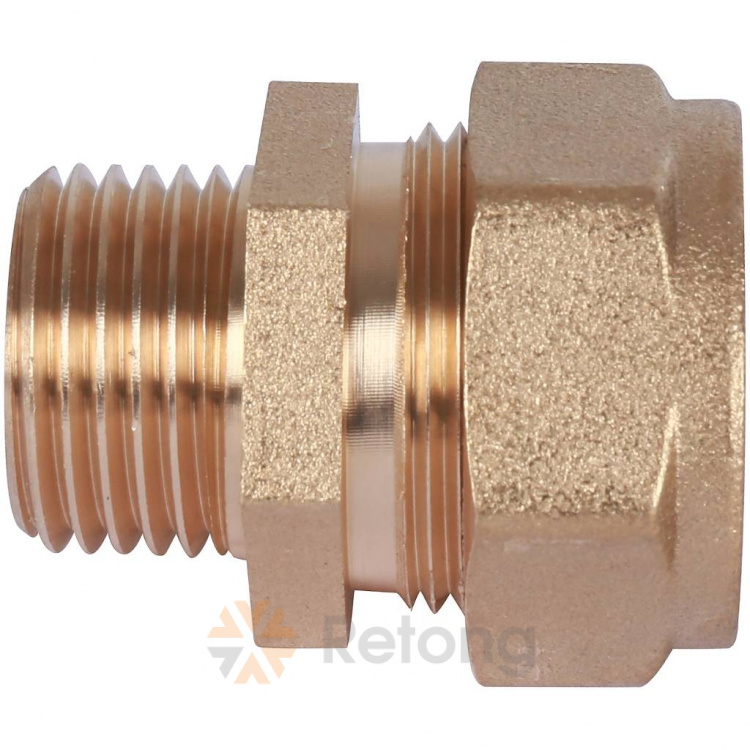 Муфта латунь 15Aх1/2&amp;quot; обжим/НР STAHLMANN SSML1501/2BEF