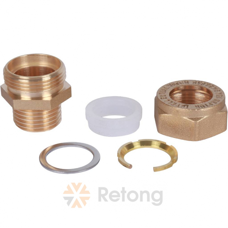 Муфта латунь 15Aх1/2&amp;quot; обжим/НР STAHLMANN SSML1501/2BEF