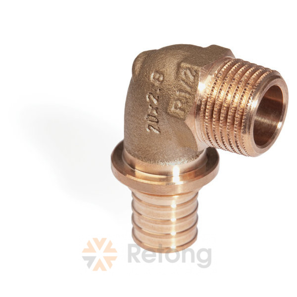 Угол аксиальный переходной Rehau бронза 16х1/2&amp;#039; Н