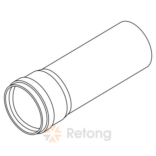 Труба Rehau RAUPIANO PLUS 110х1000 мм