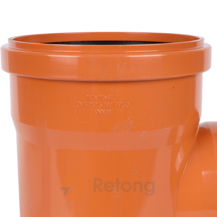 Тройник Sinikon НПВХ 160/110х87°