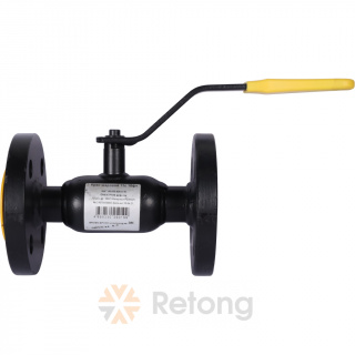 БРОЕН 11с10фт КШТ 60.003.020  кран шар.сталь станд. проход DN 020 PN 16 фланц. с рукояткой [КШТ 60.003.020.А.16]