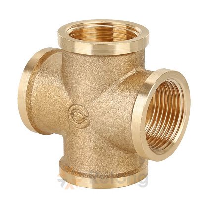 Крестовина Gappo 1/2&amp;quot; ВР-ВР-ВР-ВР, латунная