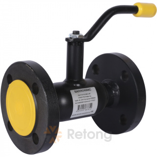 БРОЕН Балломакс КШТ 60.103.025 кран шар.сталь станд. проход DN 025 PN 40 фланц. с рукояткой [КШТ 60.103.025.А.40]