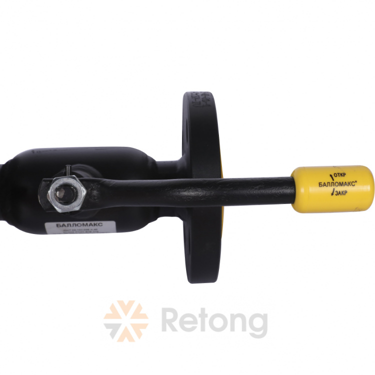 БРОЕН Балломакс КШТ 60.103.025 кран шар.сталь станд. проход DN 025 PN 40 фланц. с рукояткой [КШТ 60.103.025.А.40]