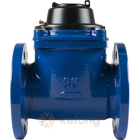 Счётчик х/в турбинный Ду 80 Ру16 Qn=100 м3/ч 50С L=225мм фл IP67 СТВХ Декаст 78-80-01