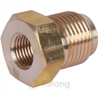 Переходник латунный Росма для манометра G1/4&amp;quot;х1/2&amp;quot; ВР/НР