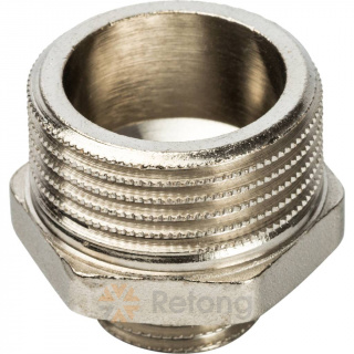 Ниппель редукционный Stout, никель 1х1/2&amp;#039; НН