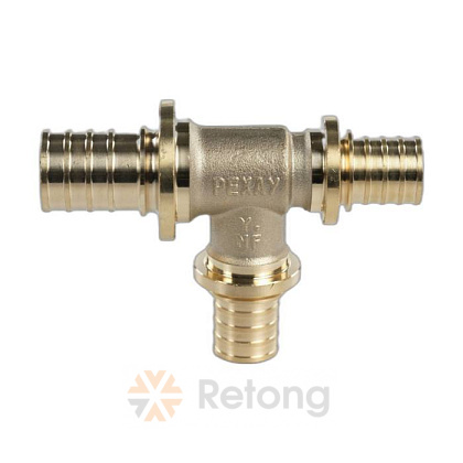 Тройник с уменьшенным боковым и торцевым проходами 25-20-16 MX