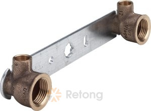 Комплект водорозеток Viega на планке 150мм, пайка 15х1/2&amp;#039;В