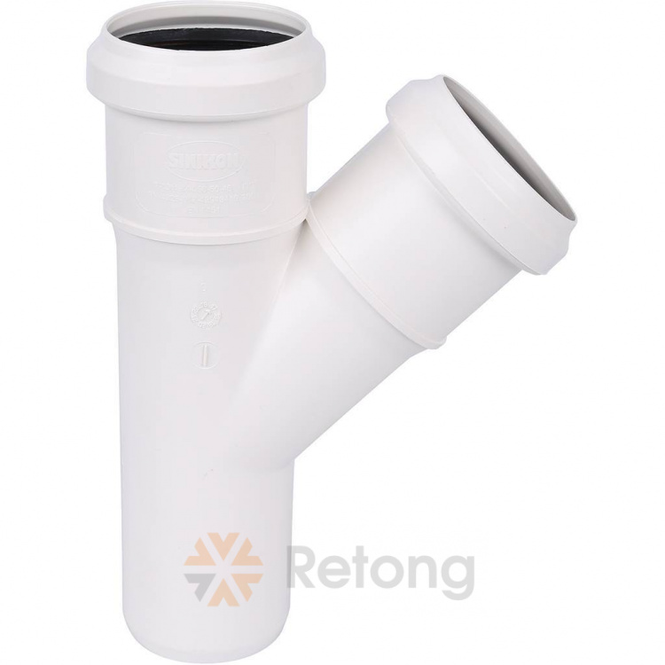 Тройник Sinikon Комфорт 50/50х45º