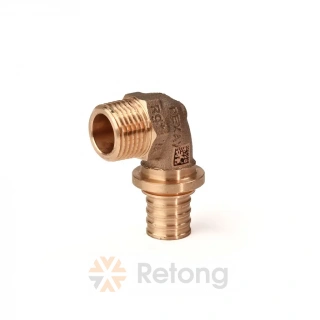 Угольник-переходник РЕХАУ с наружной резьбой 20-R 1/2 RX+