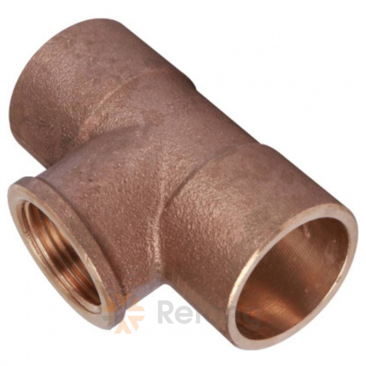 Тройник переходной Sanha 4130G, бронза 28x1/2x28 В, пайка