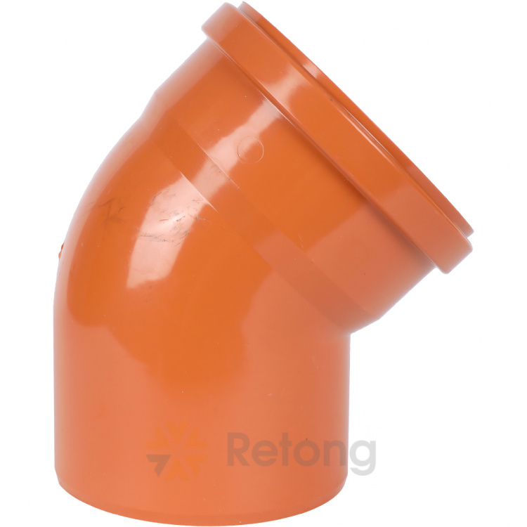 Отвод НПВХ D 160*45° СИНИКОН