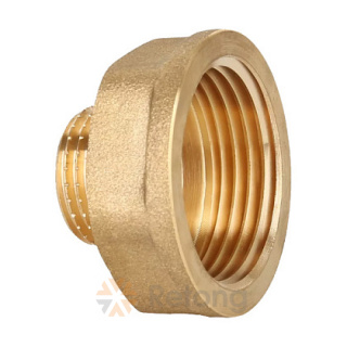 Переходник Gappo 1 1/2" х 1/2" ВР-НР, латунный