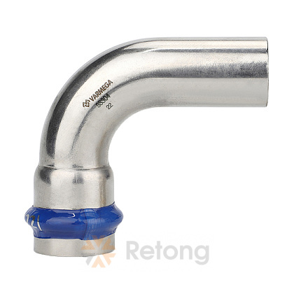 Угол 90° однораструбный Varmega Inox Press 54x54a