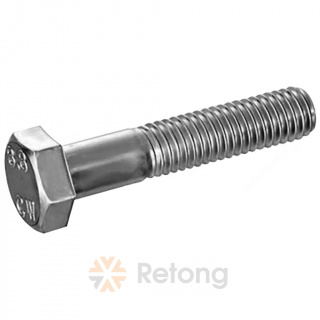 Болт стальной М16х60 DIN931 кп5.8 ГОСТ 7798-70