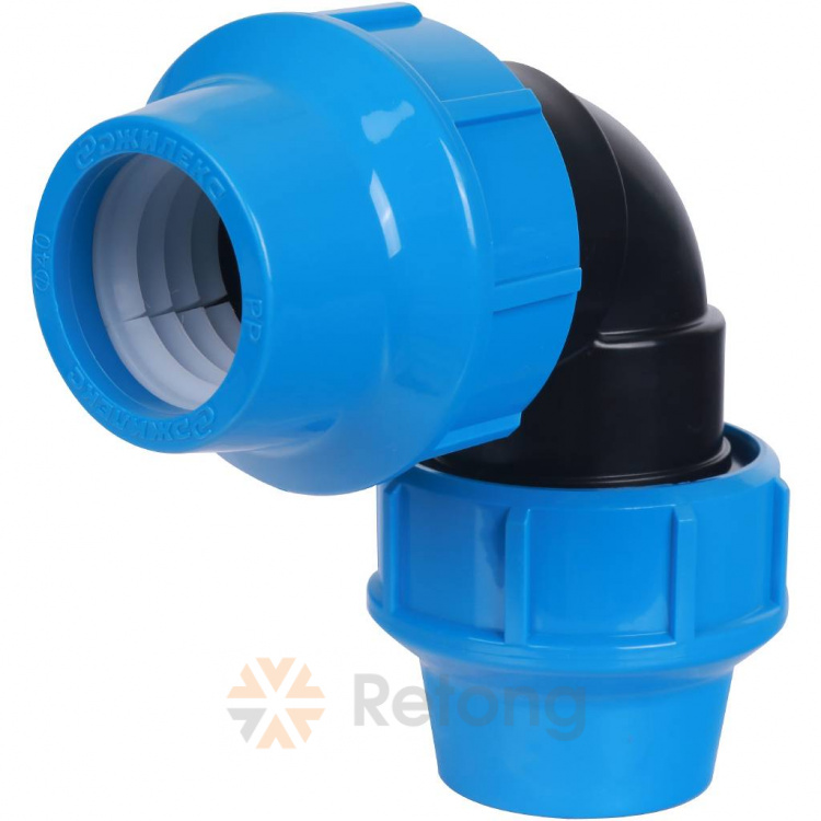 Отвод Джилекс для ПНД 90° 40