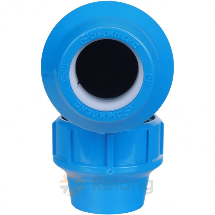 Отвод Джилекс для ПНД 90° 40