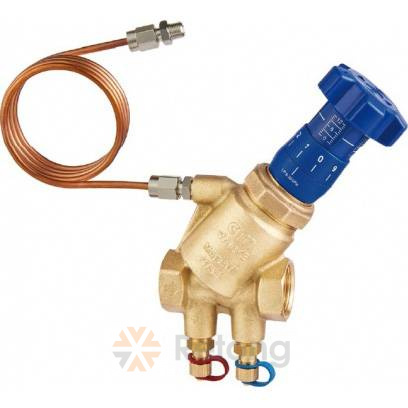 Клапан балансировочный Cimberio автомат. 718LP 1/2 регулятор перепада давл. 5-30 кПа PN16 ВВ c имп. трубкой