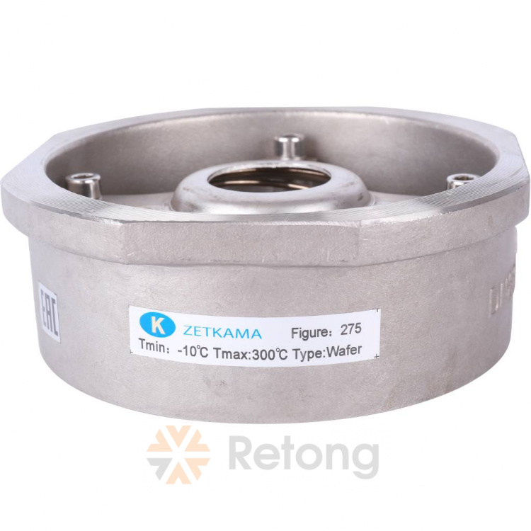 Клапан обратный межфланцевый Zetkama DN 080 275I080E51