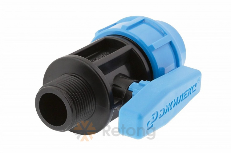 Кран шаровый Джилекс для ПНД 25х3/4 Н