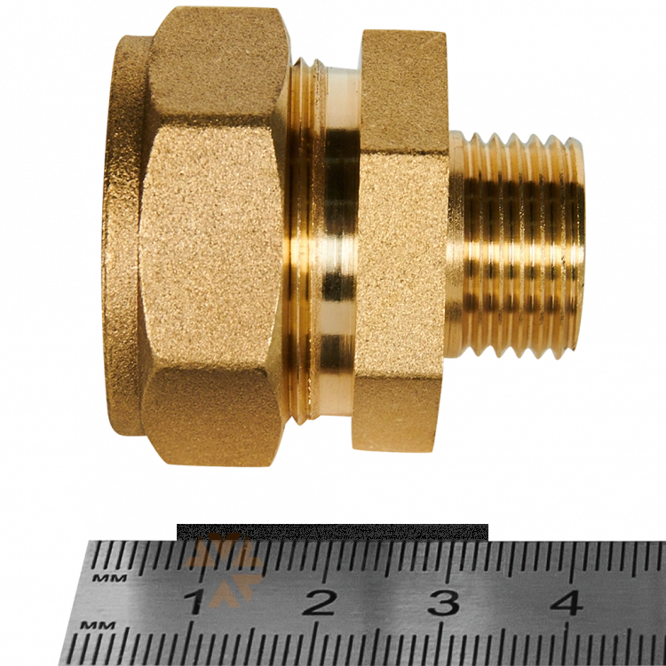 Муфта латунь 20Aх1/2&amp;quot; обжим/НР STAHLMANN SSML2001/2BEF